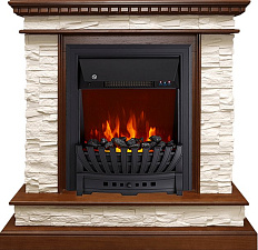 Каминокомплект Royal Flame Calgary с очагом Aspen Black дуб/сланец белый Royal Flame Calgary с очагом Aspen Black дуб/сланец белый
