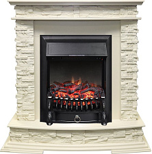 Каминокомплект Royal Flame Luzern с очагом Fobos FX Black слоновая кость Royal Flame Luzern с очагом Fobos FX Black слоновая кость