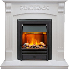 Каминокомплект Dimplex Sorrento очаг Brookline Black белый дуб угловой Dimplex Sorrento очаг Brookline Black белый дуб угловой