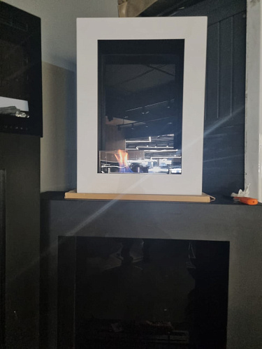 Настенный камин Firezo Dritto (выставочный образец)_0