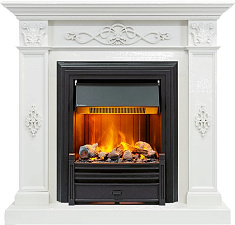 Каминокомплект Dimplex Derby очаг Brookline Black белый дуб Dimplex Derby очаг Brookline Black белый дуб